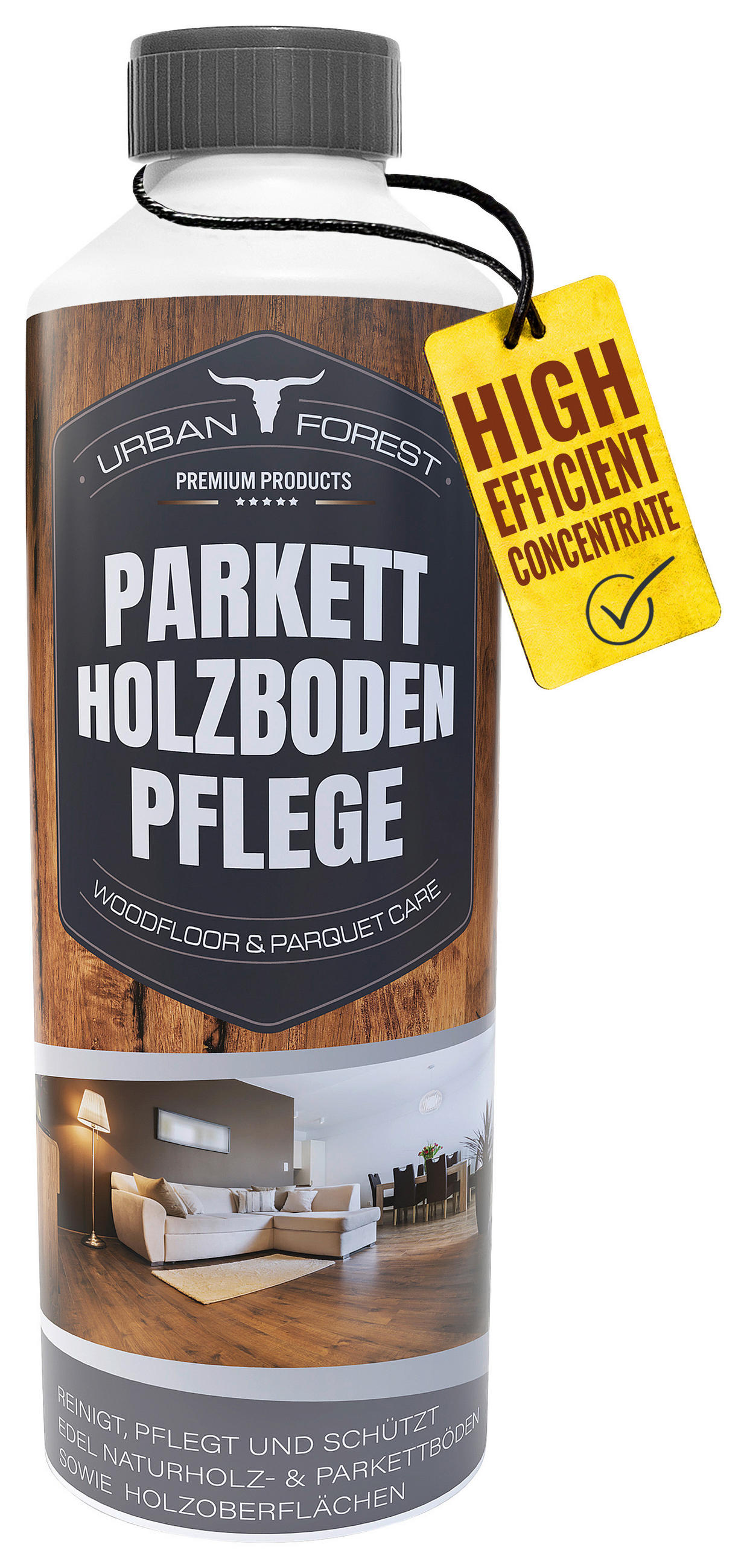 HOLZBODENPFLEGE  - Basics, Kunststoff (500ml) - Urban Forest