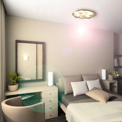 LED-DECKENLEUCHTE 50 cm  - Silberfarben, Design, Metall (50cm) - Näve