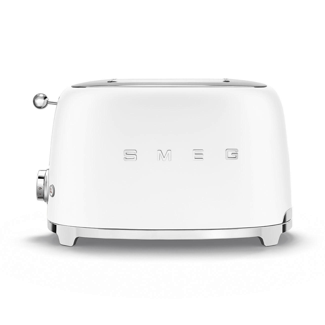 TOASTER 50's Style  - Weiss, Basics, Metall (31/20cm) - SMEG