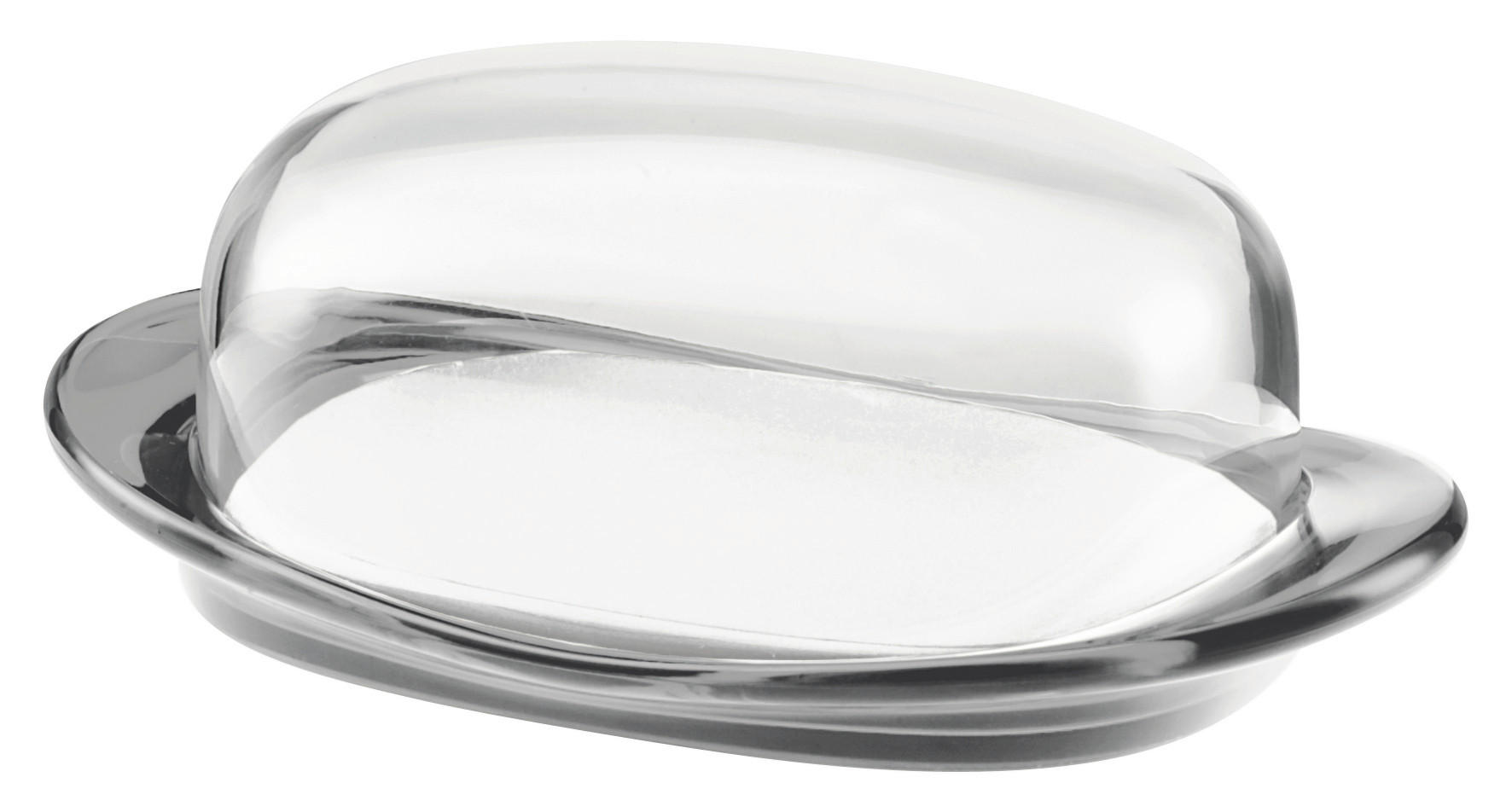 POSODICA ZA MASLO   20,00/7,50/12,30 cm           - siva/prozorno, Konvencionalno, umetna masa (20,00/7,50/12,30cm) - GUZZINI
