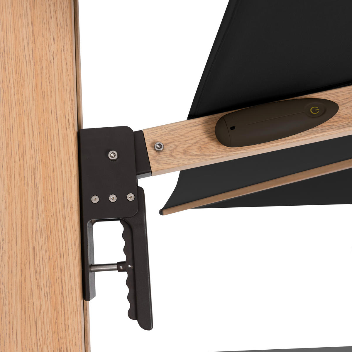 AMPELSCHIRM 400x300 cm  - Eichefarben/Anthrazit, Basics, Textil/Metall (400/300cm) - Doppler