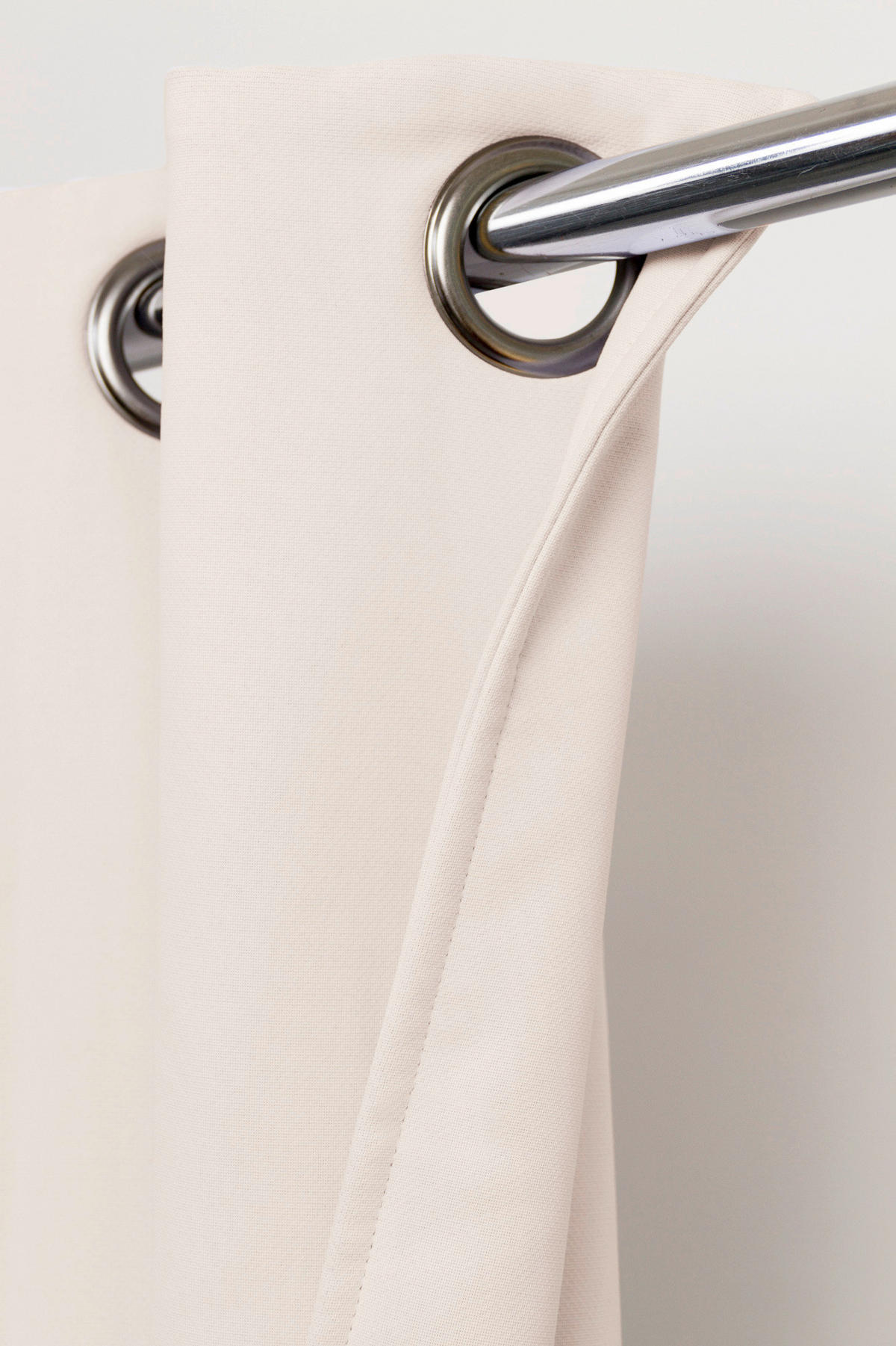 LÄRMSCHUTZVORHANG black-out (lichtundurchlässig) 145/250 cm   - Beige, Basics, Textil (145/250cm)