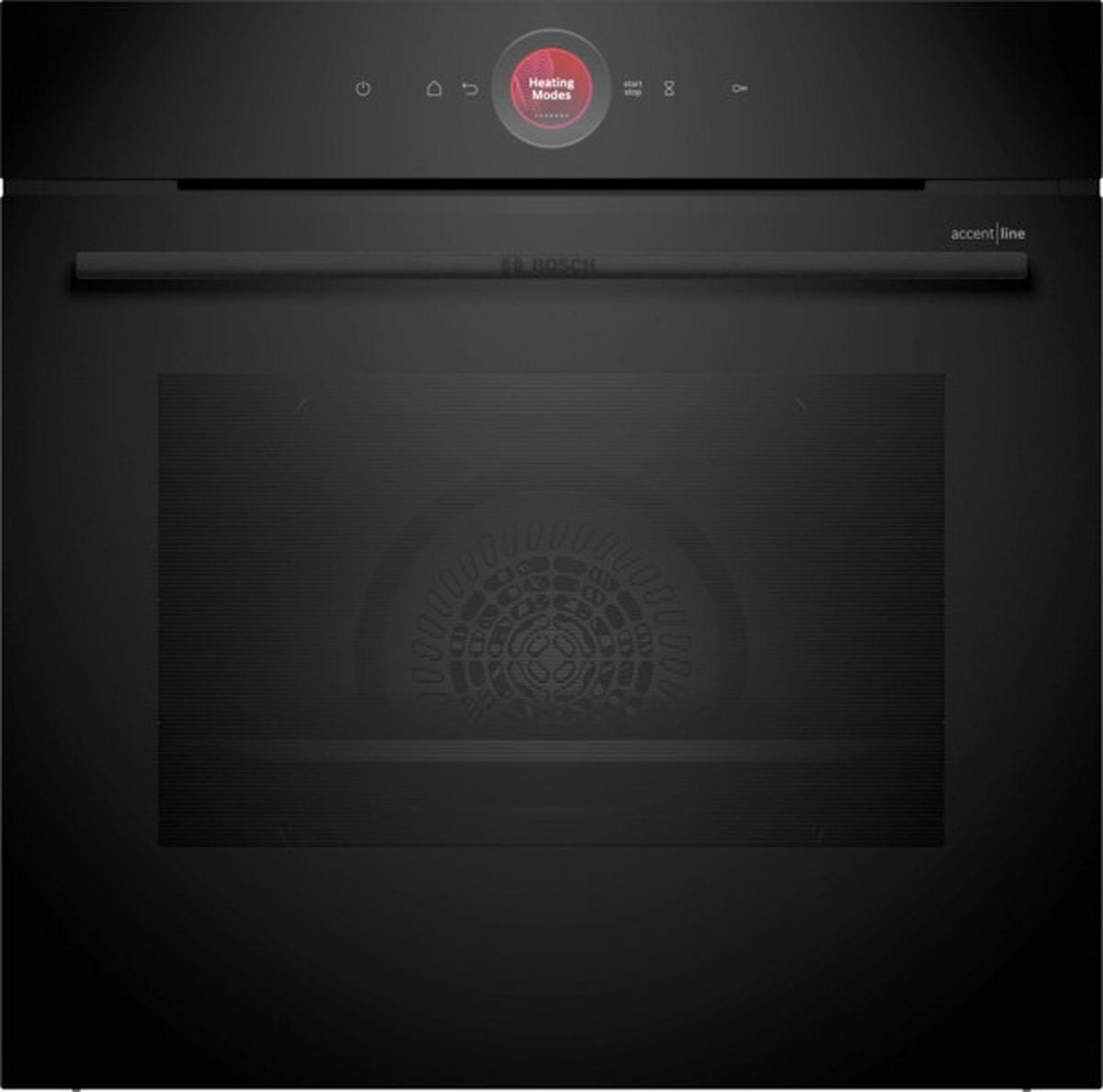 UGRADNA RERNA - crna visoki sjaj, Dizajnerski, metal (59,4/59,5/54,8cm)