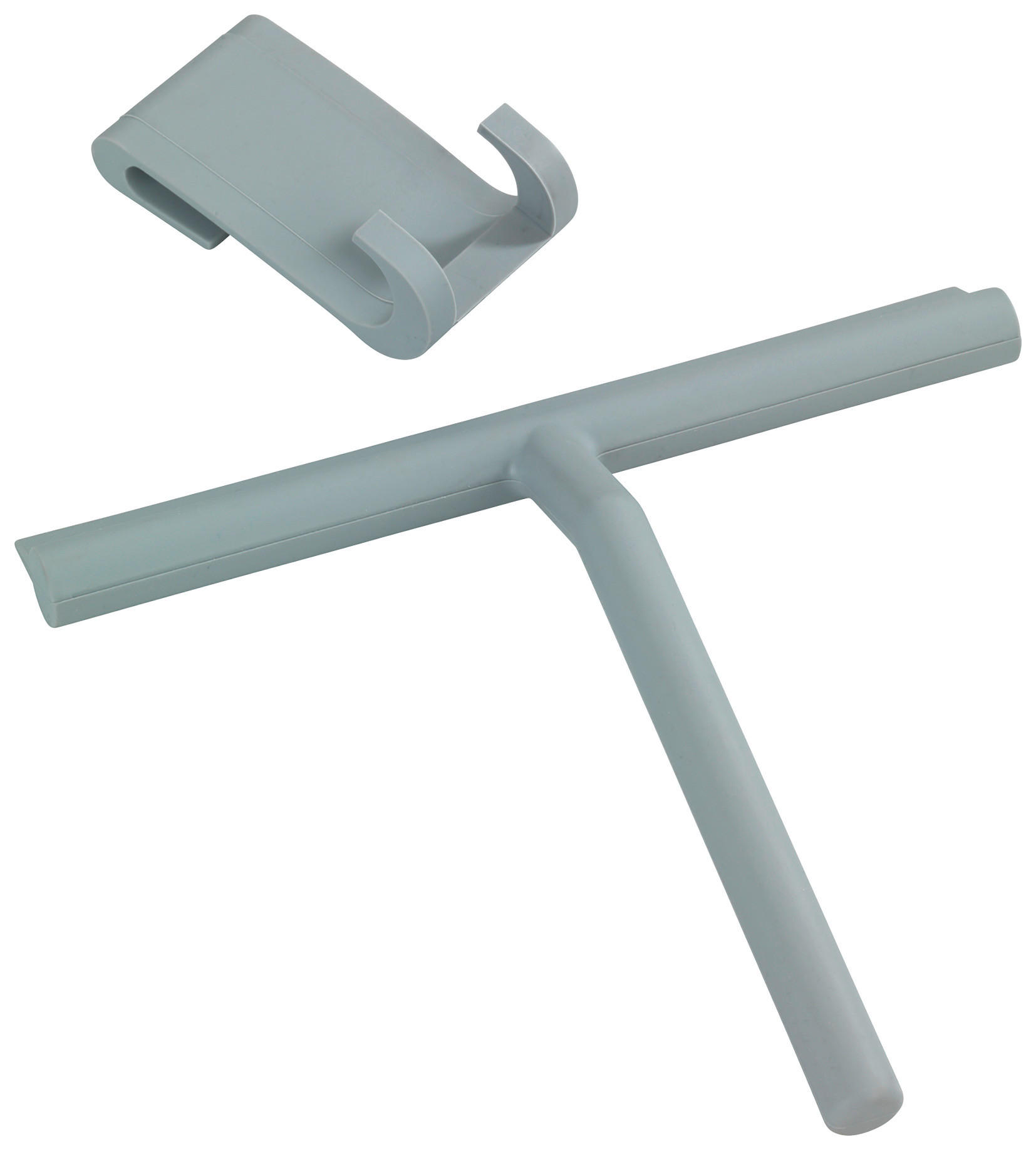 DUSCHSKRAPA  - grå, Basics, metall/plast (21/24,5/4cm)
