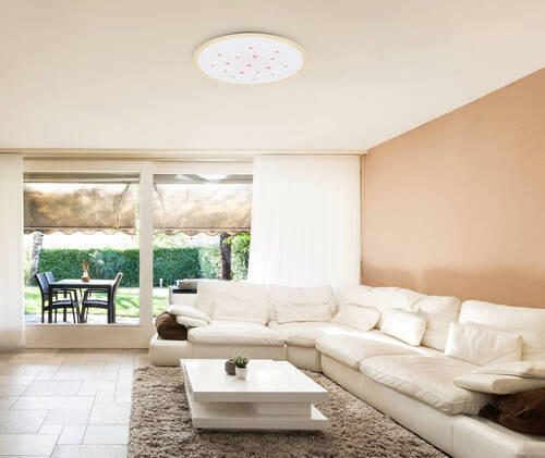 LED-DECKENLEUCHTE 50/5 cm   - Weiß, Basics, Kunststoff/Metall (50/5cm)