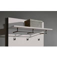 GARDEROBE 5-teilig  in 266/200/38 cm  - Beige/Schwarz, KONVENTIONELL, Glas/Holzwerkstoff (266/200/38cm) - Voleo