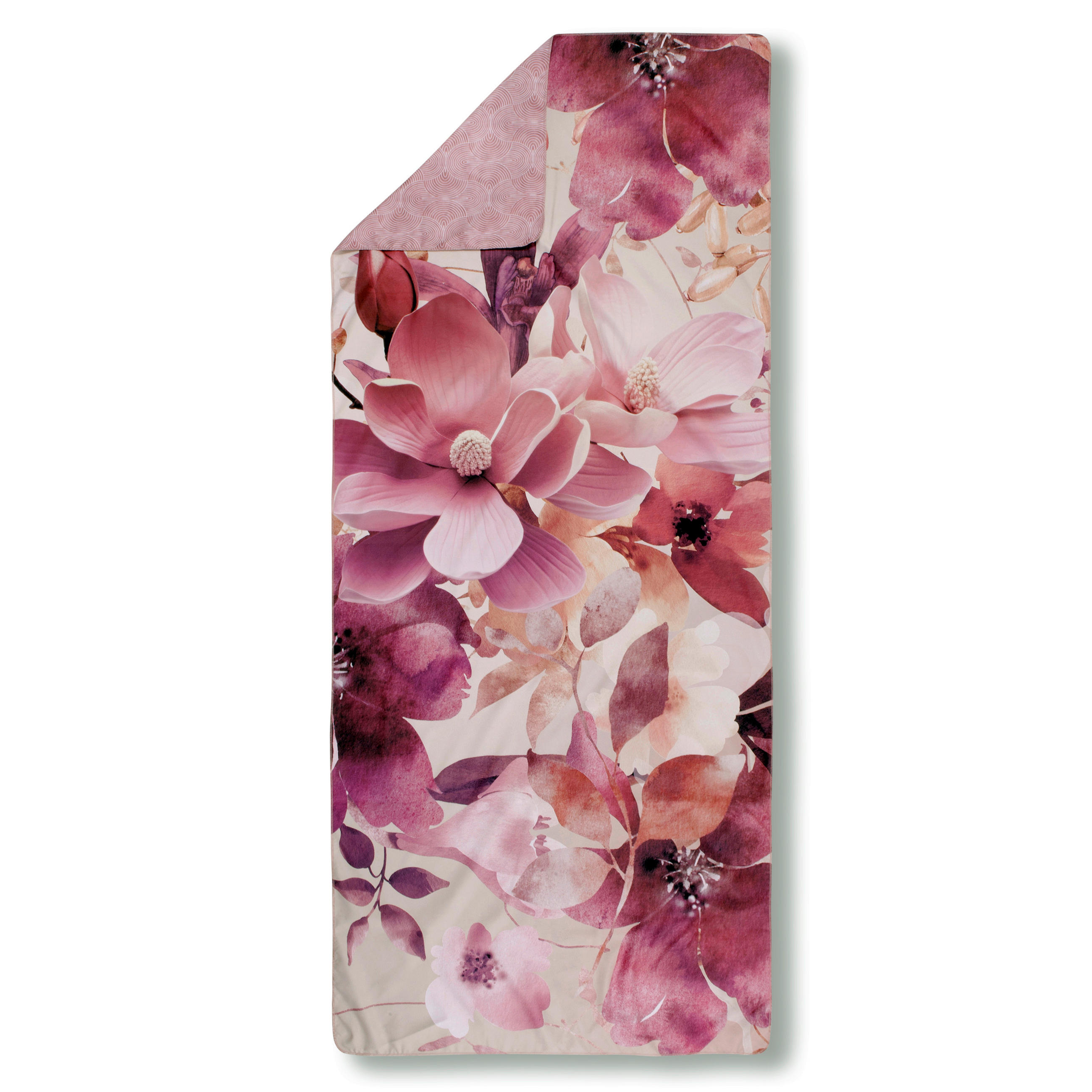 SPORTHANDTUCH 75/180 cm Descanso Multicolor, Bordeaux, Sandfarben, Beige  - Sandfarben/Bordeaux, Design, Textil (75/180cm)