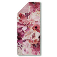 SPORTHANDTUCH 75/180 cm Descanso Multicolor, Bordeaux, Sandfarben, Beige  - Sandfarben/Bordeaux, Design, Textil (75/180cm)