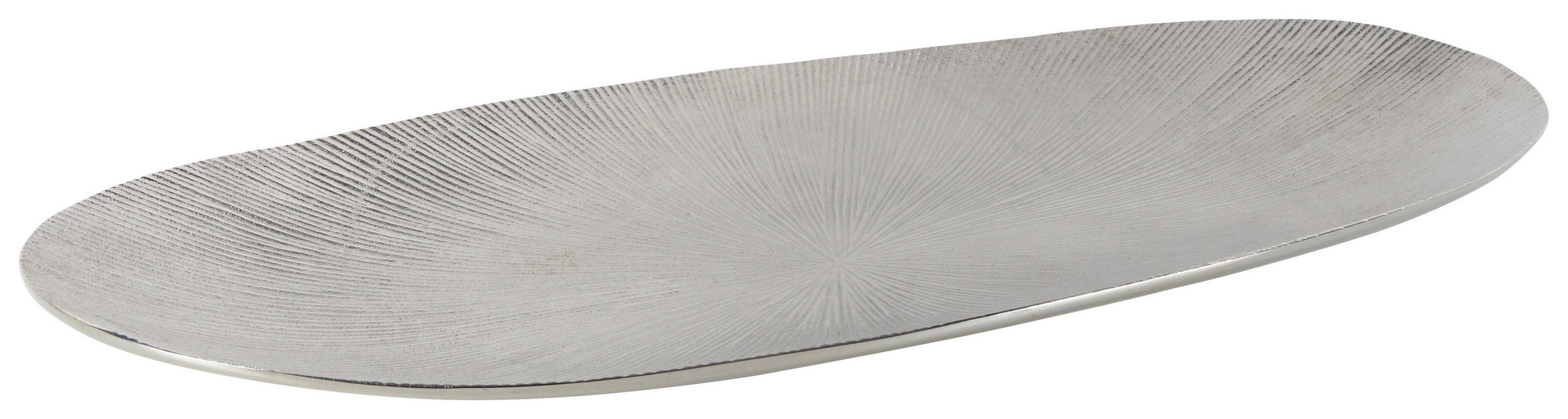 DEKORATIONSFAT    - silver, Design, metall (51/26/4cm) - Ambia Home