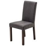 STUHL  in Webstoff Textil  - Anthrazit/Buche Kolonial, KONVENTIONELL, Holz/Textil (44/92/57cm) - Carryhome