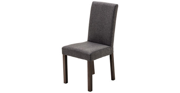 STUHL in Webstoff Textil - Anthrazit/Buche Kolonial, KONVENTIONELL, Holz/Textil (44/92/57cm) - Carryhome