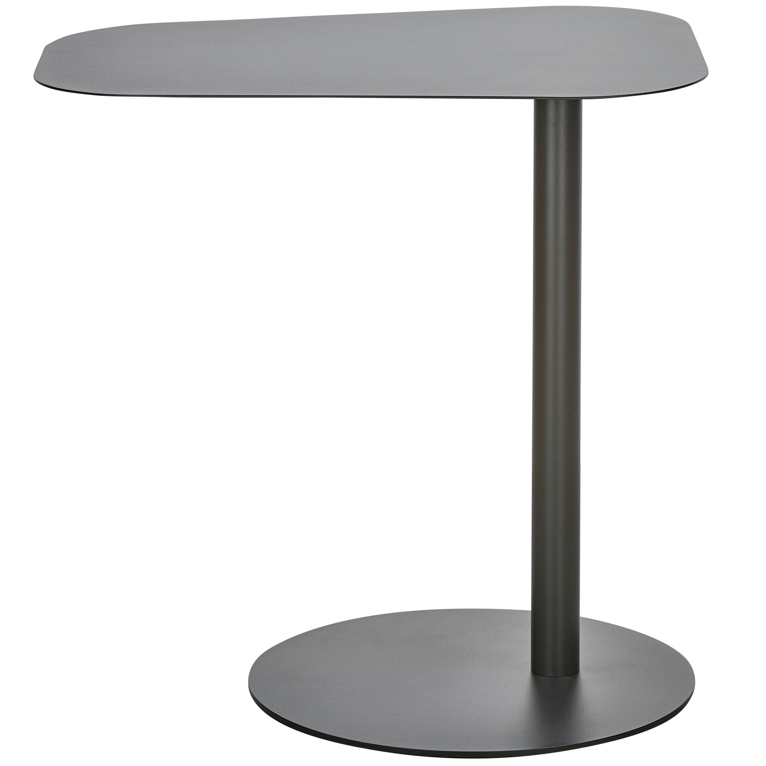 BEISTELLTISCH 50/38/50 cm Schwarz Freiform  - Schwarz, Design, Metall (50/38/50cm) - Livetastic