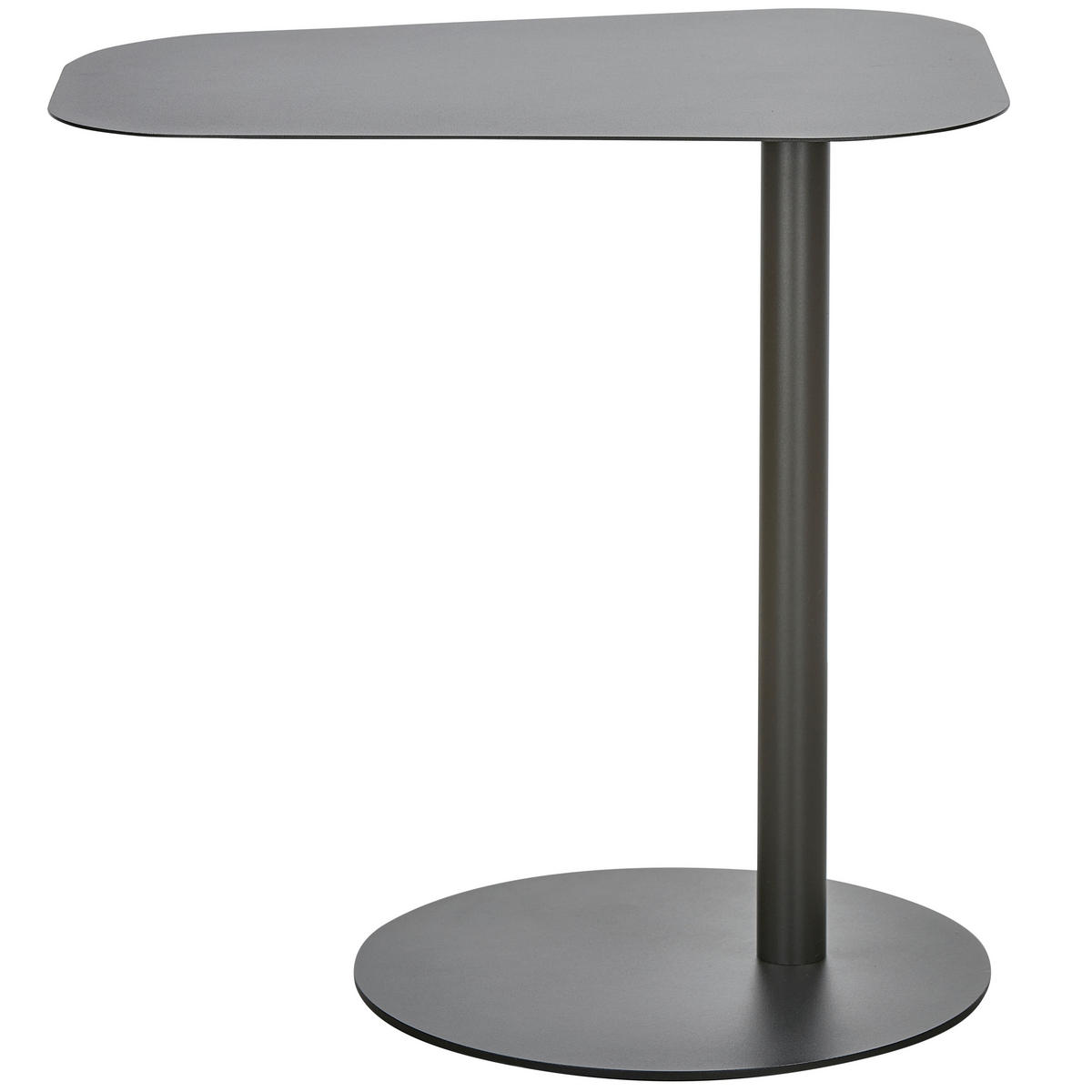 BEISTELLTISCH 50/38/50 cm Schwarz Freiform  - Schwarz, Design, Metall (50/38/50cm) - Livetastic