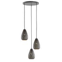 HÄNGELEUCHTE 35/150 cm    - Anthrazit/Goldfarben, Design, Metall (35/150cm) - Trio Leuchten
