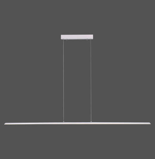LED-HÄNGELEUCHTE 160/6/120 cm  - Silberfarben, Design, Kunststoff/Metall (160/6/120cm) - Neuhaus PURE