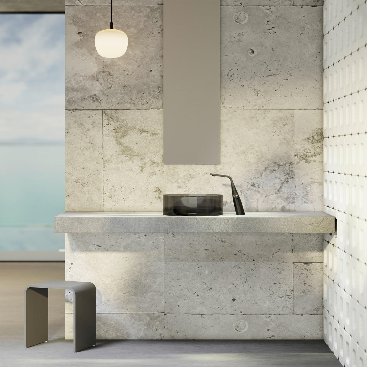 WASCHTISCHARMATUR 260 1700 1 S  - Schwarz, MODERN, Metall (6,1/27,9/23,7cm)