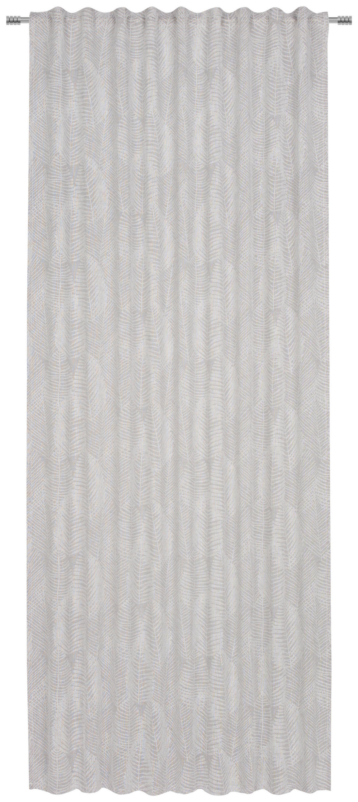 HOTOVÝ ZÁVES, polopriehľadné, 140/245 cm - svetlosivá, Design, textil (140/245cm) - Esposa