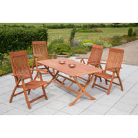 GARTENKLAPPTISCH Holz rechteckig  - Naturfarben, KONVENTIONELL, Holz (160/73/90cm) - Gardenson