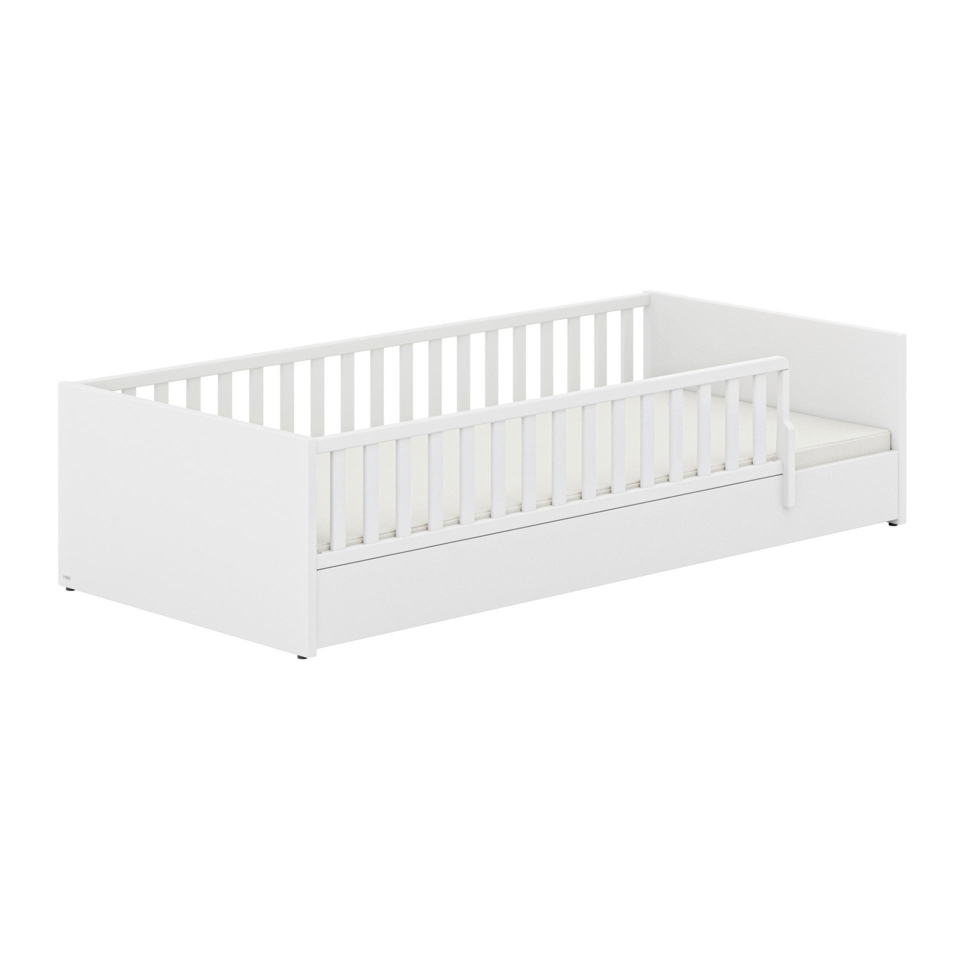 PADLÓÁGY Little Flo  - fekete/fehér, Konventionell, faalapú anyag (90/200cm) - Paidi
