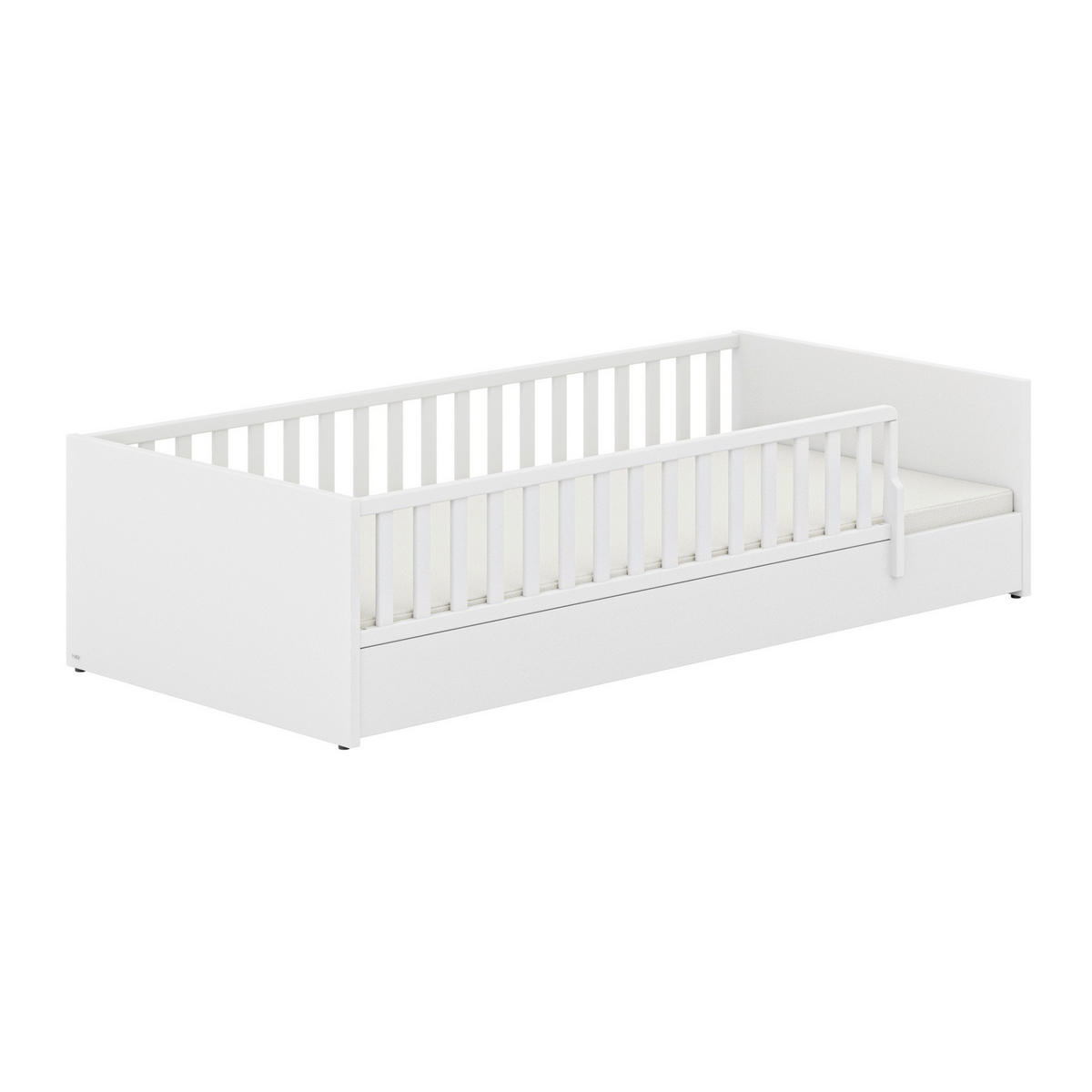 PADLÓÁGY Little Flo  - fekete/fehér, Konventionell, faalapú anyag (90/200cm) - Paidi