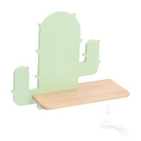KINDERWANDLEUCHTE Cactus 1 33/12/27.5 cm  - Grün, Basics, Holz/Holzwerkstoff (33/12/27.5cm)