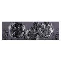 OLEJOMAĽBA, 150/50 cm - čierna/biela, Design, drevo (150/50cm)