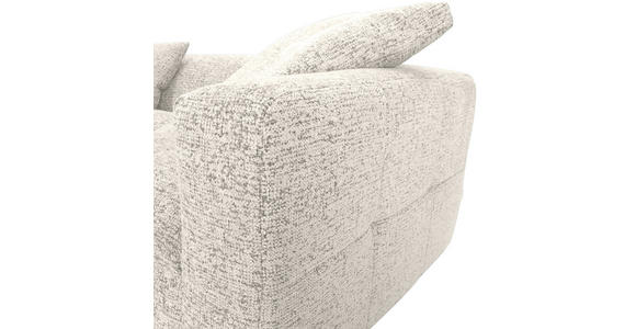 ECKSOFA Creme, Beige Zierkissen, Rückenkissen, Rücken echt  - Beige/Creme, KONVENTIONELL, Kunststoff/Textil (170/276cm) - Carryhome