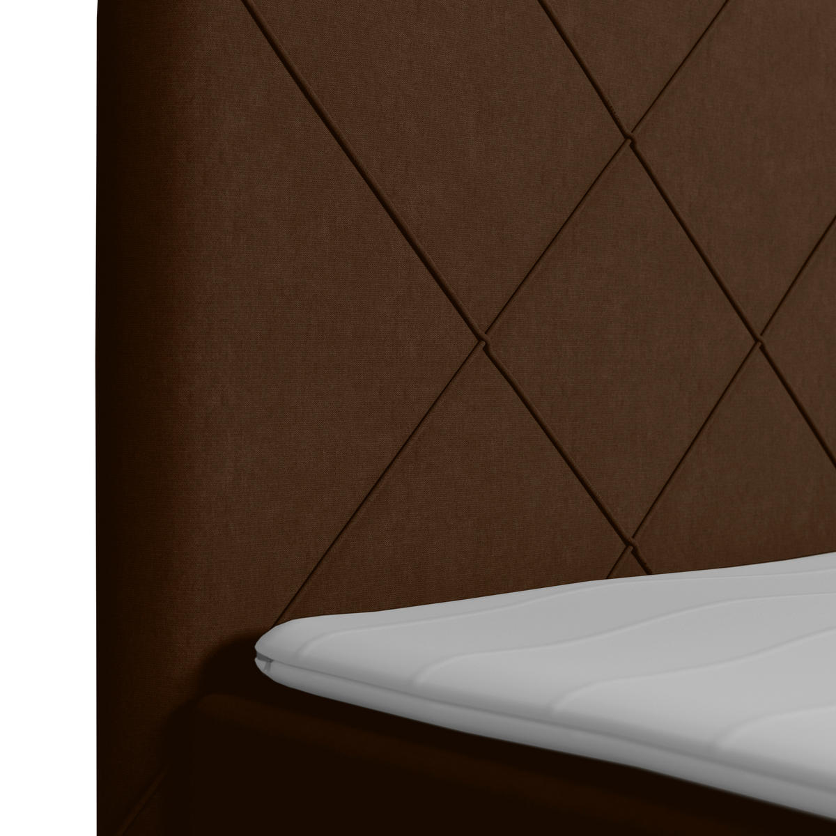 POSTELJA BOXSPRING 180 cm   x 200 cm  , les, kovina, tekstil rjava  - črna/rjava, Moderno, kovina/tekstil (180/200cm) - MID.YOU