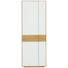 GARDEROBENSCHRANK 68/190/37 cm - Eichefarben/Weiß, Natur, Glas/Holz (68/190/37cm) - Valnatura GARDEROBENSCHRANK 68/190/37 cm - Eichefarben/Weiß, Natur, Glas/Holz (68/190/37cm) - Valnatura