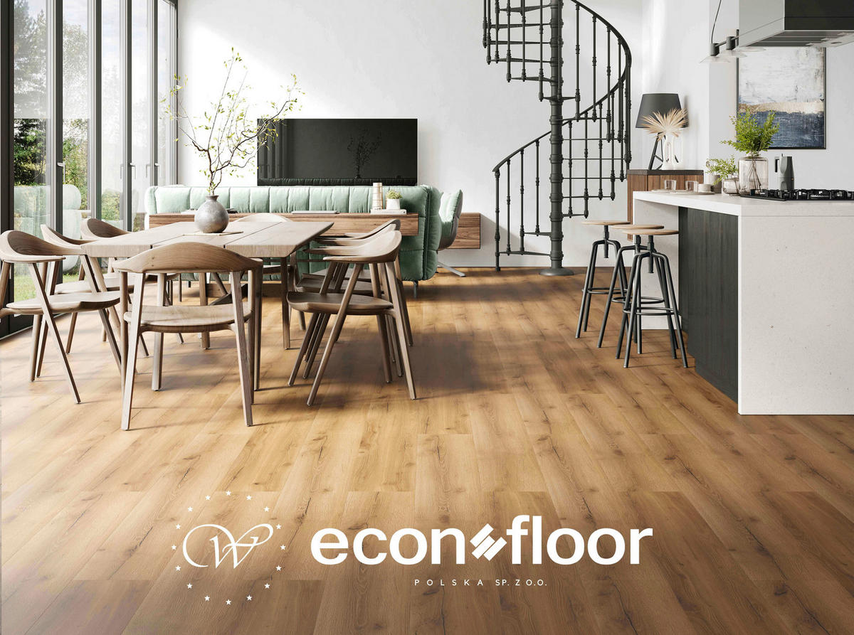 Vinylboden Econfloor BIG SIZE 70  per  m² - Eiche dunkel, Basics, Kunststoff/Stein (23/183/0.57cm)