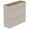 HÄNGESCHUHSCHRANK 110/97/33 cm  - Sandfarben/Eichefarben, Design, Holzwerkstoff (110/97/33cm) - Moderano