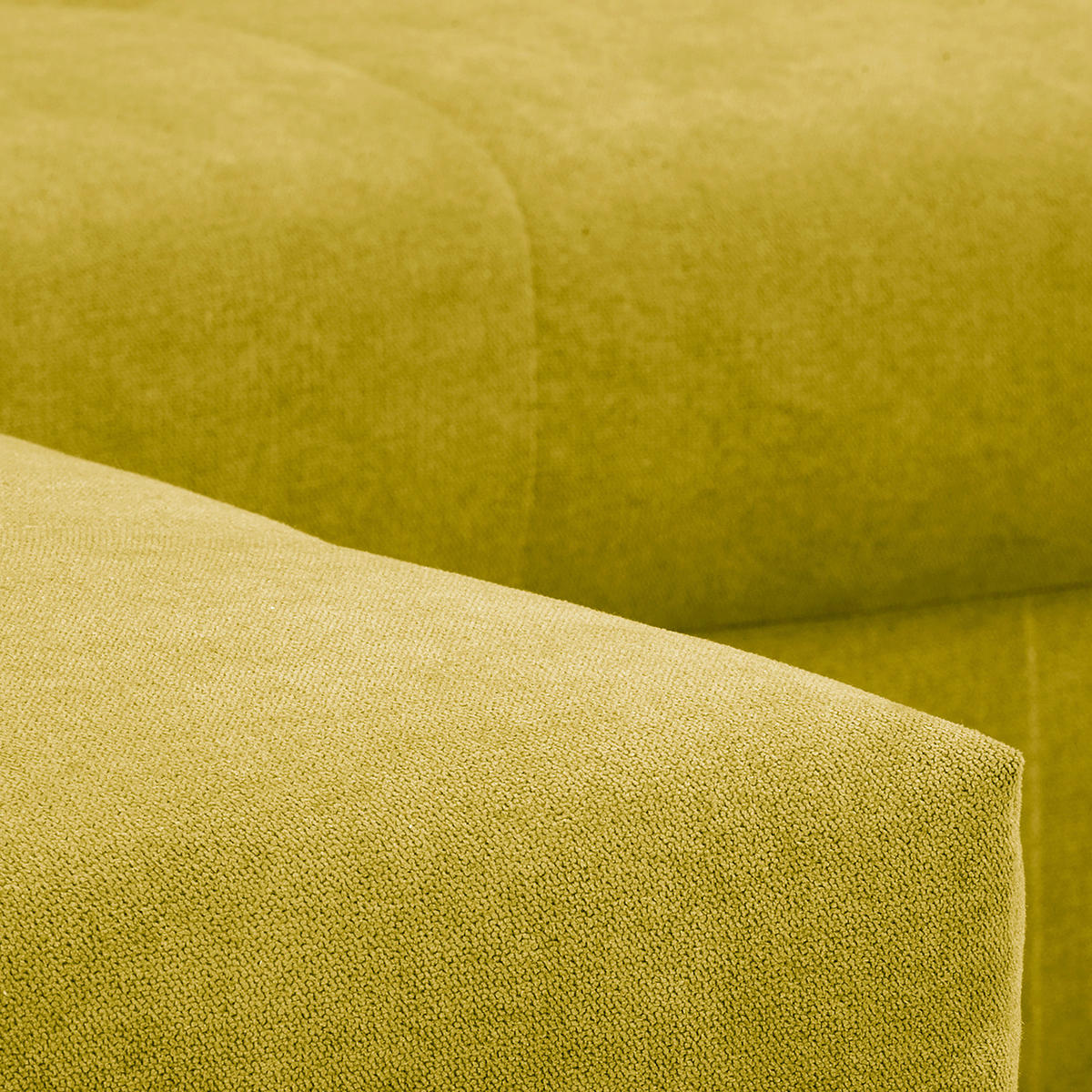 ECKSOFA Ariella Hellgrün Mikrofaser  - Naturfarben/Hellgrün, Design, Holz/Textil (161/231cm) - Livetastic