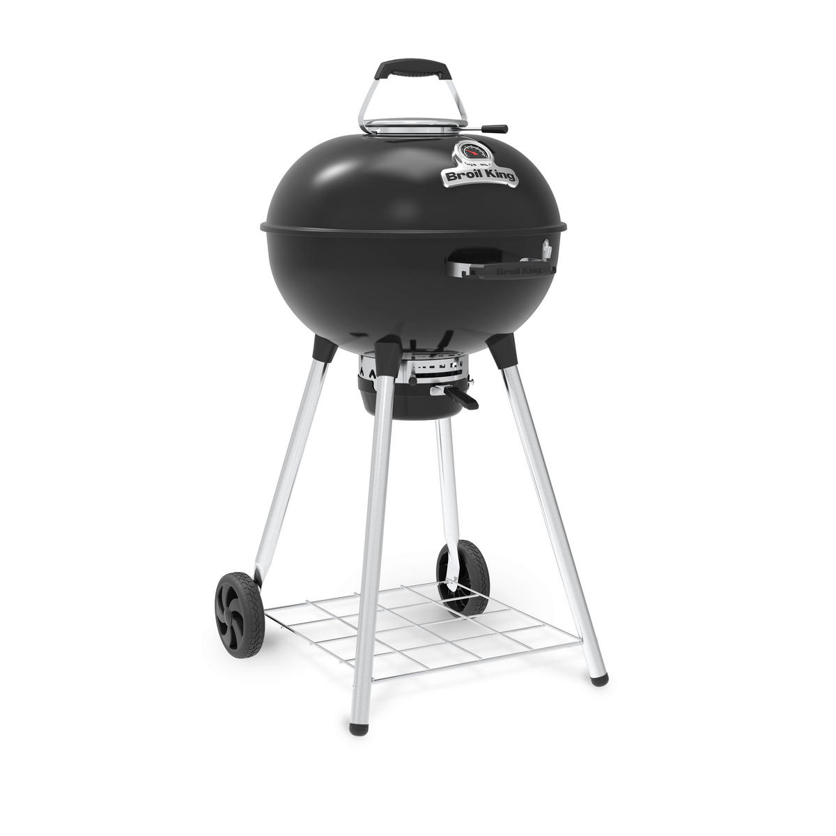 ROŠTILJ OKRUGLI  crna visoki sjaj  - crna visoki sjaj, Basics, metal (57/118/57cm) - Broil King