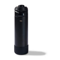 ISOLIERFLASCHE 0.71 l  - Schwarz, Trend, Kunststoff/Metall (7,5/26,5cm) - Homeware Profession.