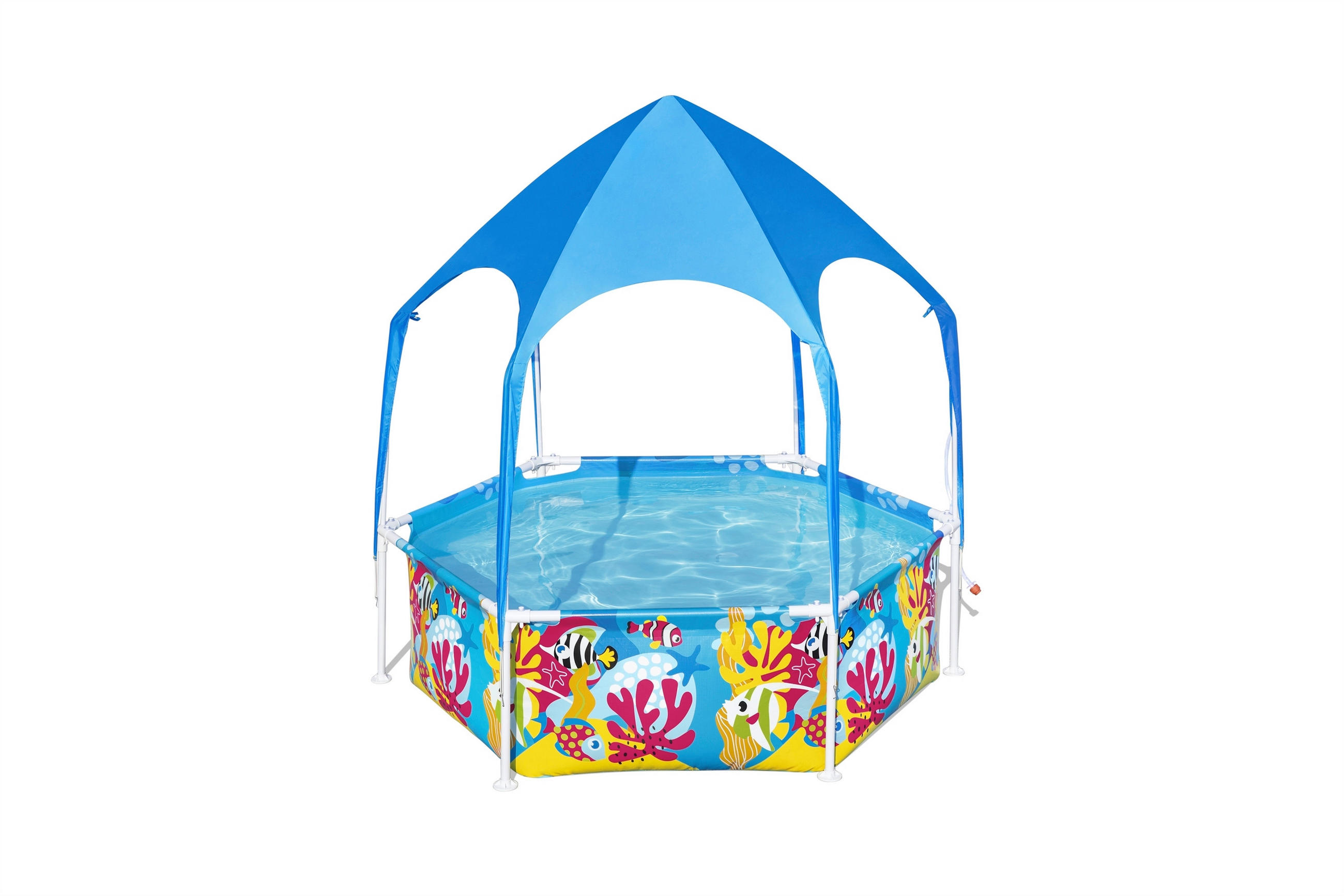 DĚTSKÝ BAZÉNEK 183/51 cm - vícebarevná, Basics, kov/plast (183/51cm) - Bestway