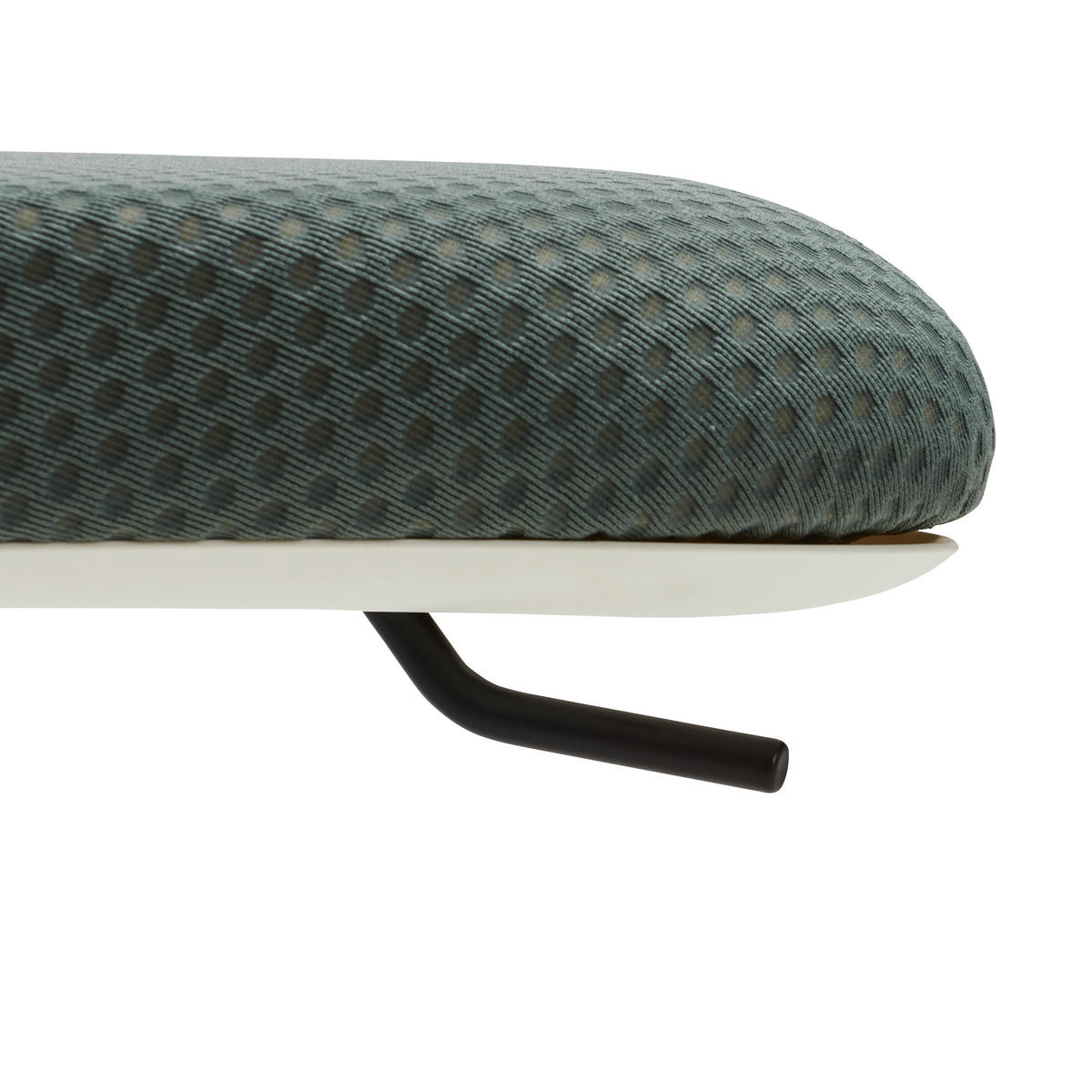 BÜROHOCKER Schlammfarben  - Schlammfarben/Weiß, MODERN, Kunststoff/Textil (35/57-77/35cm) - Topstar