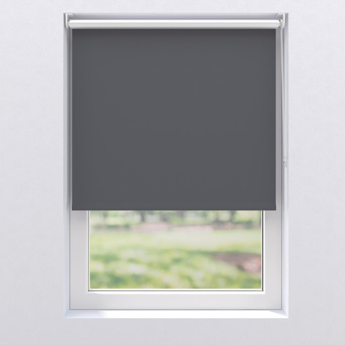 ROLLO  blickdicht  70/150 cm    - Grau, Basics, Kunststoff (70/150cm)