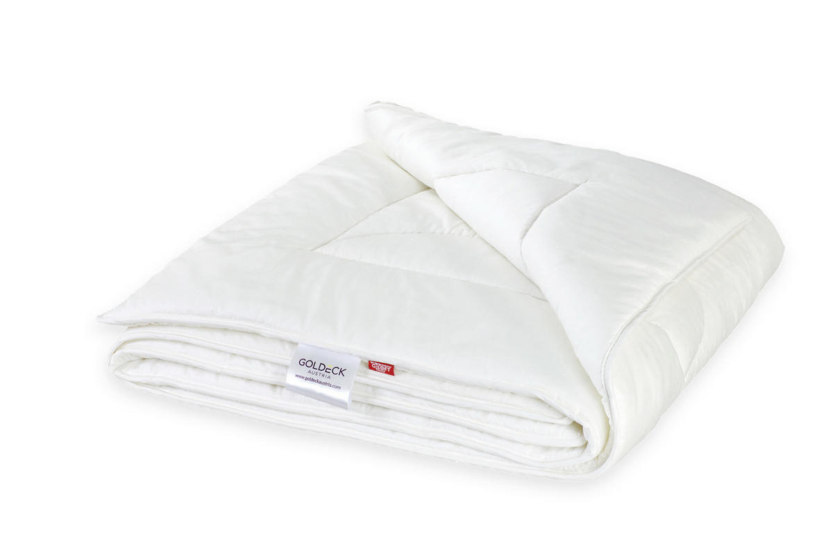 GANZJAHRESDECKE 200/200 cm  - Champagner, Basics, Textil (200/200cm) - Goldeck Austria
