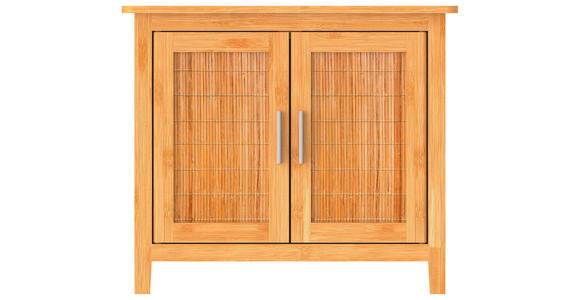 WASCHBECKENUNTERSCHRANK 67,0/60,0/28,0 cm  - Silberfarben/Braun, Natur, Holz/Metall (67,0/60,0/28,0cm) - Carryhome