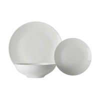 SERVICIU DE MASĂ 12 piese  - alb, Basics, ceramică (29/29.5/23cm) - Maxwell & Williams