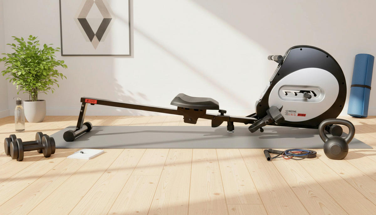 RUDERGERÄT MOTIVE FITNESS - Schwarz, Basics, Metall (173/36/53cm)