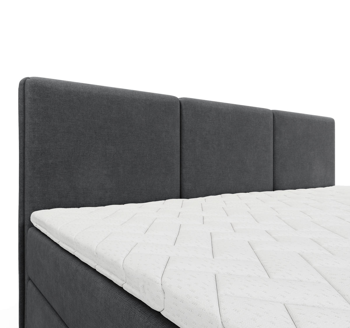 FAMILIENBETT - Anthrazit/Schwarz, MODERN, Holz/Kunststoff (270/200cm) - MID.YOU