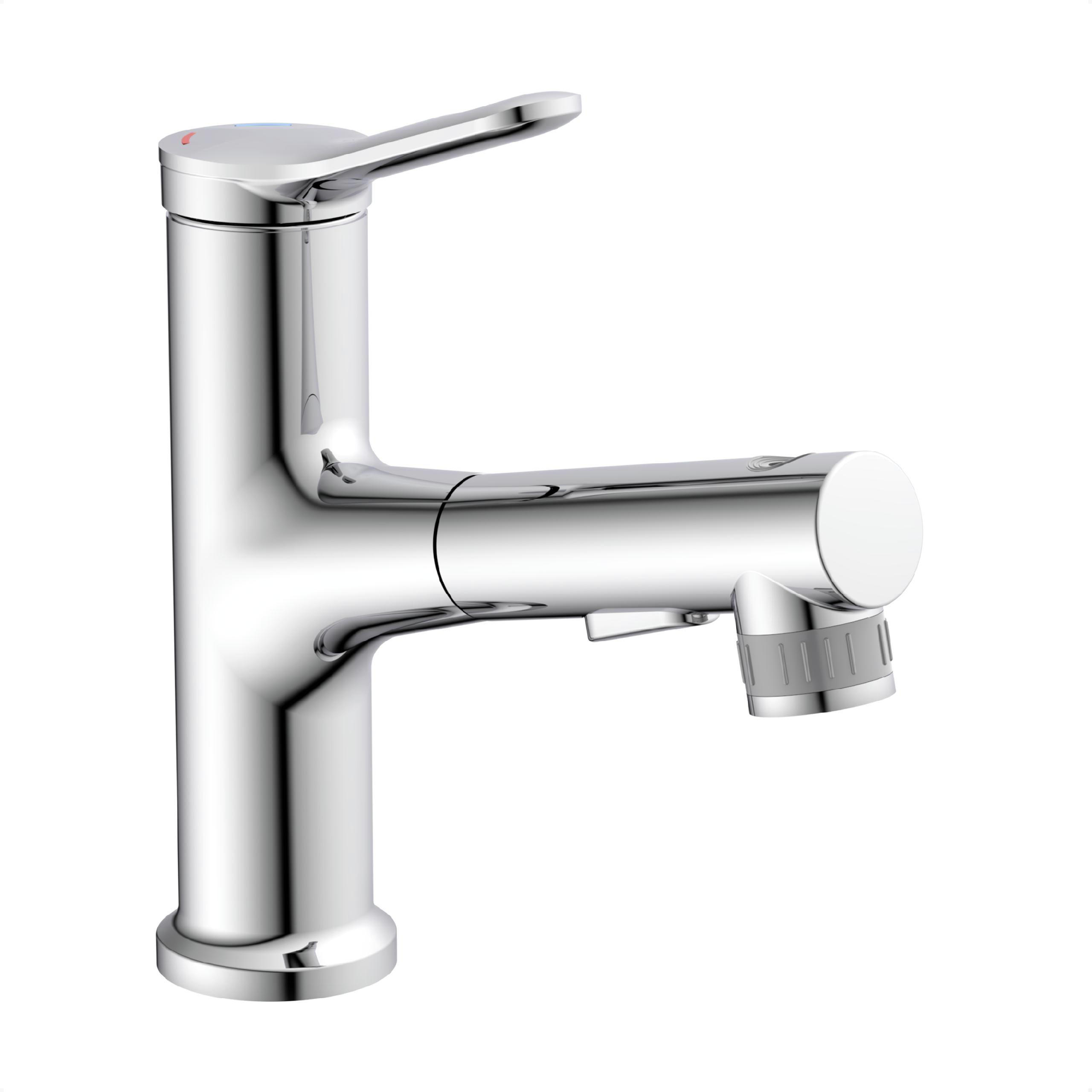 Waschtischarmaturen Variabile Chrom H: 20 Cm Ausziehbar