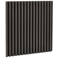 WANDPANEEL Schwarz  - Schwarz, Design, Holzwerkstoff/Kunststoff (41/41/2,1cm) - Livetastic