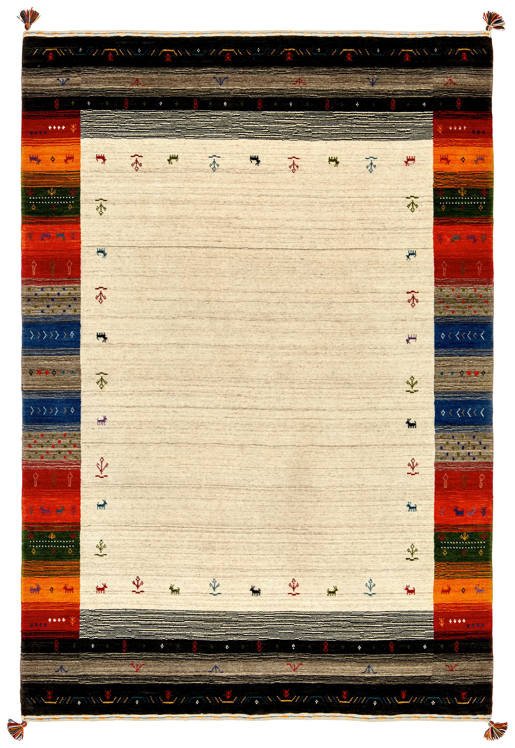 ORIENTÁLNÍ KOBEREC, 70/140 cm, vícebarevná, přírodní barvy - přírodní barvy/vícebarevná, Lifestyle, textil (70/140cm) - Cazaris