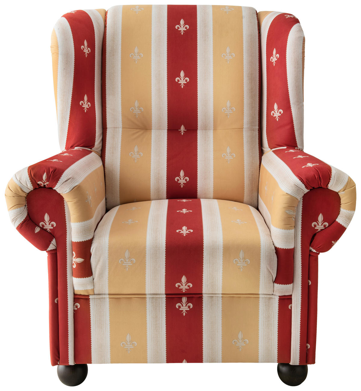 SET DE FAUTEUIL in Mikrofaser Rot  - rouge, Konventionell, textile/bois (92/102/145cm) - Livetastic