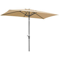 SLUNEČNÍK 150/250/270 cm - přírodní barvy/antracitová, Basics, kov/textil (150/250/270cm)