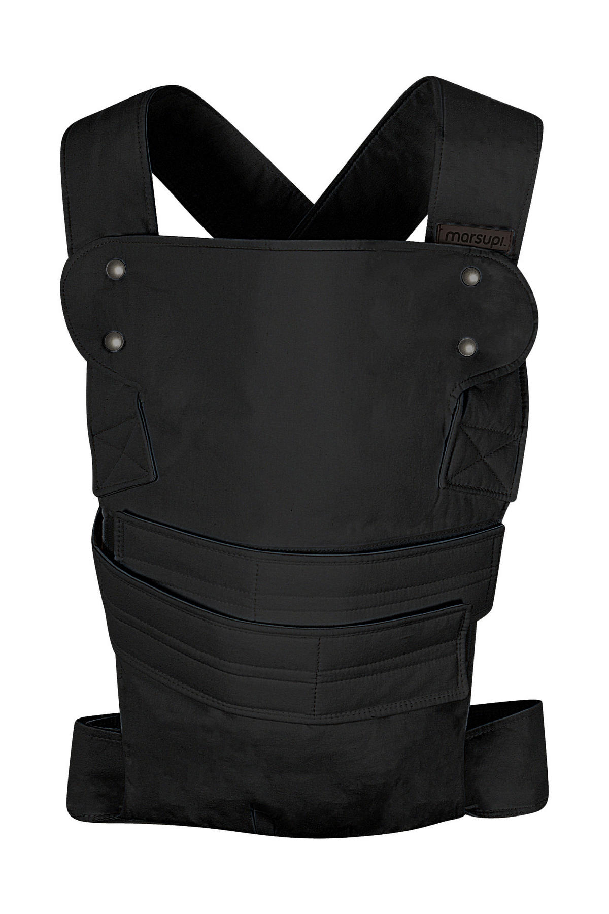 BABYTRAGE Marsupi Classic 2.0  - Schwarz, Basics, Textil (Lnull) - Wickelkinder Manduca