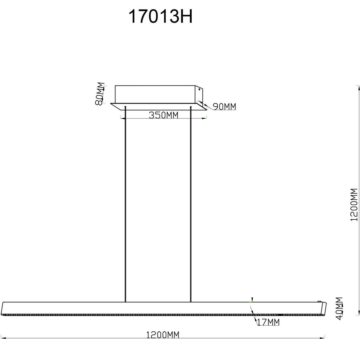 LED-HÄNGELEUCHTE 120/9/120 cm    - Schwarz/Alufarben, Konventionell, Metall (120/9/120cm) - Globo