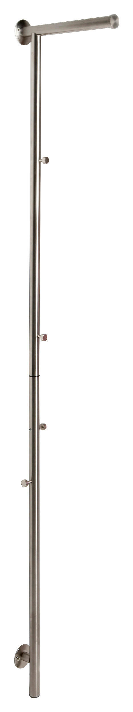 WANDGARDEROBE  in Edelstahlfarben  - Edelstahlfarben, Design, Metall (8,5/193/32cm) - Carryhome